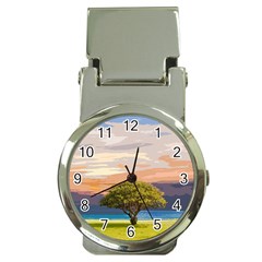 Landscape Money Clip Watches by Valentinaart