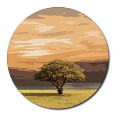 Landscape Round Mousepads