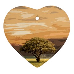 Landscape Ornament (heart)