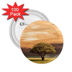 Landscape 2.25  Buttons (100 pack) 