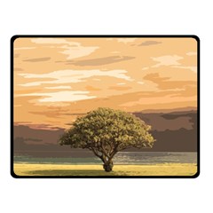 Landscape Double Sided Fleece Blanket (Small) 