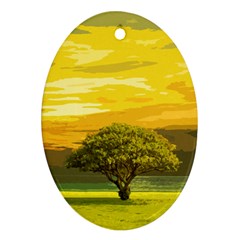 Landscape Ornament (oval) by Valentinaart