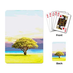 Landscape Playing Card by Valentinaart