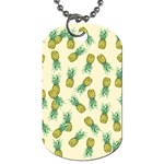 Pineapples pattern Dog Tag (Two Sides) Front