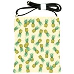 Pineapples pattern Shoulder Sling Bags Front