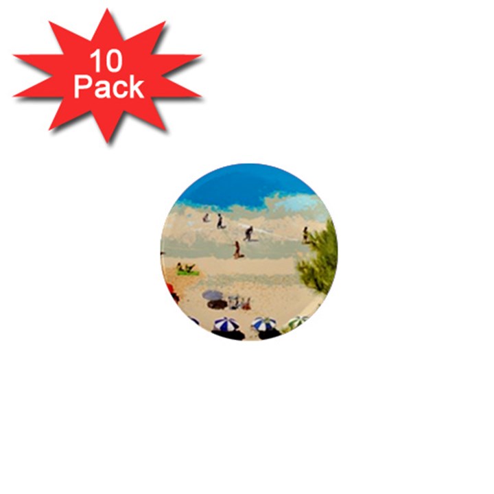 Beach 1  Mini Magnet (10 pack) 