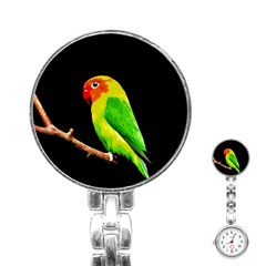 Parrot  Stainless Steel Nurses Watch by Valentinaart