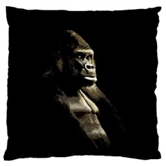 Gorilla  Large Flano Cushion Case (one Side)