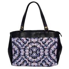 Futuristic Geo Print Office Handbags by dflcprints