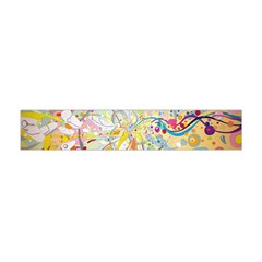 Drawing Multicolored Light  Flano Scarf (Mini)