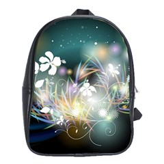 Abstraction Color Pattern 3840x2400 School Bag (XL)