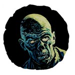 Zombie Large 18  Premium Flano Round Cushions Front