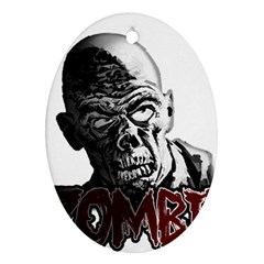 Zombie Ornament (oval)