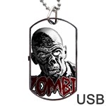 Zombie Dog Tag USB Flash (One Side) Front