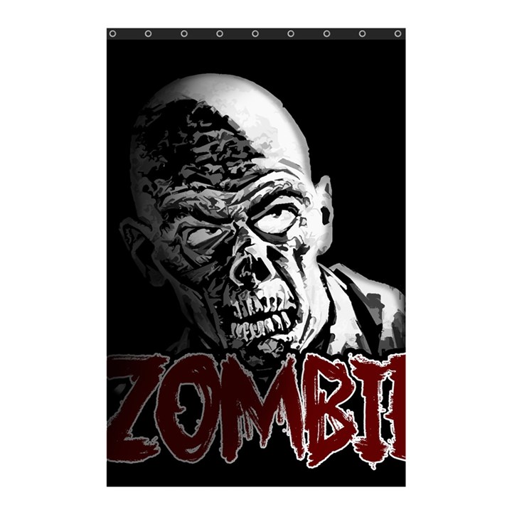 Zombie Shower Curtain 48  x 72  (Small) 