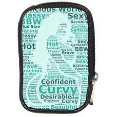 Belicious World Curvy Girl Wordle Compact Camera Cases by beliciousworld