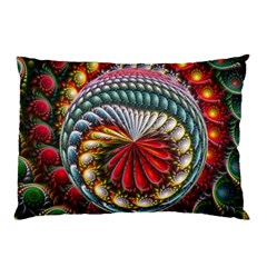 Circles Lines Background  Pillow Case