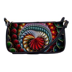 Circles Lines Background  Shoulder Clutch Bags