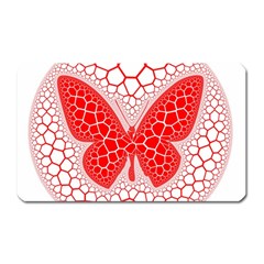 Butterfly Magnet (rectangular) by Nexatart