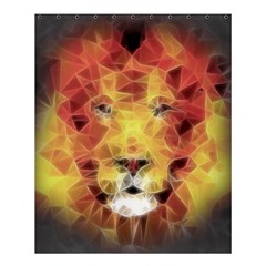 Fractal Lion Shower Curtain 60  X 72  (medium) 