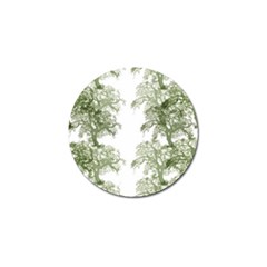 Trees Tile Horizonal Golf Ball Marker