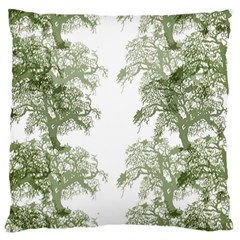 Trees Tile Horizonal Standard Flano Cushion Case (one Side) by Nexatart