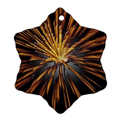 Pyrotechnics Thirty Eight Ornament (snowflake) by Nexatart