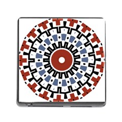 Mandala Art Ornament Pattern Memory Card Reader (square) by Nexatart