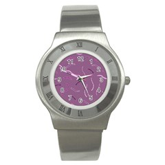 Plumelet Pen Ethnic Elegant Hippie Stainless Steel Watch