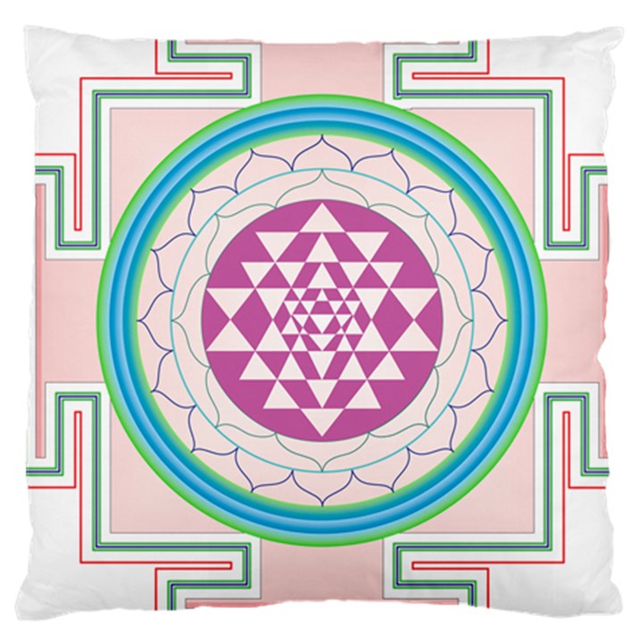 Mandala Design Arts Indian Large Cushion Case (Two Sides)