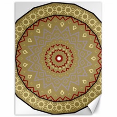 Mandala Art Ornament Pattern Canvas 18  X 24   by Nexatart