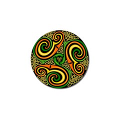 Celtic Celts Circle Color Colors Golf Ball Marker by Nexatart