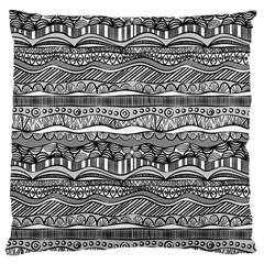 Ethno Seamless Pattern Large Cushion Case (one Side)