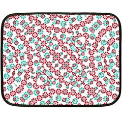 Multicolor Graphic Pattern Double Sided Fleece Blanket (mini)  by dflcprints