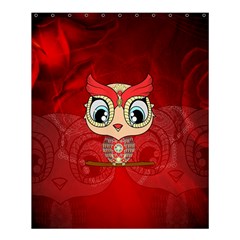 Cute Colorful  Owl, Mandala Design Shower Curtain 60  X 72  (medium)  by FantasyWorld7