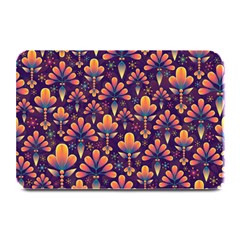 Floral Abstract Purple Pattern Plate Mats