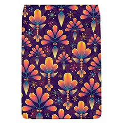 Floral Abstract Purple Pattern Flap Covers (S) 