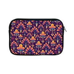 Floral Abstract Purple Pattern Apple iPad Mini Zipper Cases