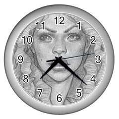 Dreaded Princess  Wall Clocks (silver) 