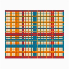Plaid Pattern Small Glasses Cloth (2-side) by linceazul