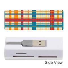 Plaid Pattern Memory Card Reader (stick)  by linceazul