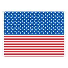 Usa Flag Double Sided Flano Blanket (mini)  by stockimagefolio1