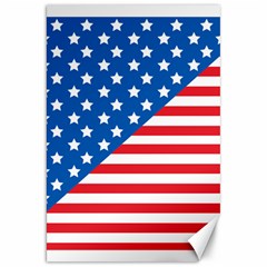 Usa Flag Canvas 20  X 30   by stockimagefolio1