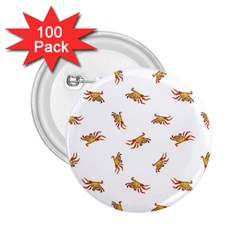 Crabs Photo Collage Pattern Design 2 25  Buttons (100 Pack)  by dflcprints