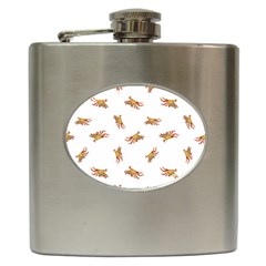 Crabs Photo Collage Pattern Design Hip Flask (6 Oz) by dflcprints