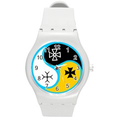 Assianism Symbol Round Plastic Sport Watch (m) by abbeyz71