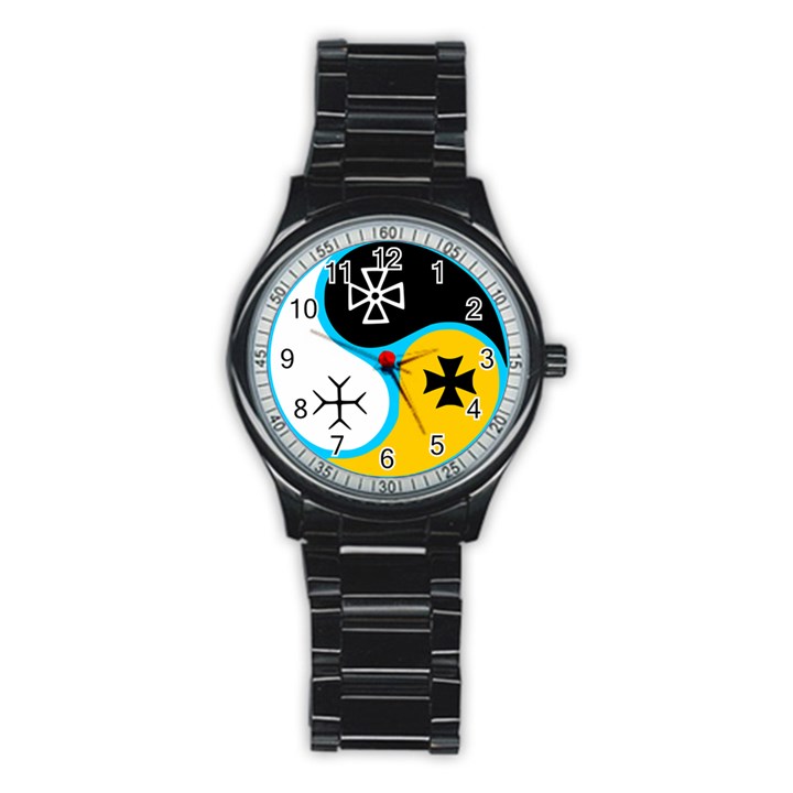 Assianism Symbol Stainless Steel Round Watch