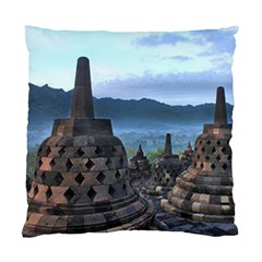 Borobudur Temple  Morning Serenade Standard Cushion Case (one Side) by Nexatart