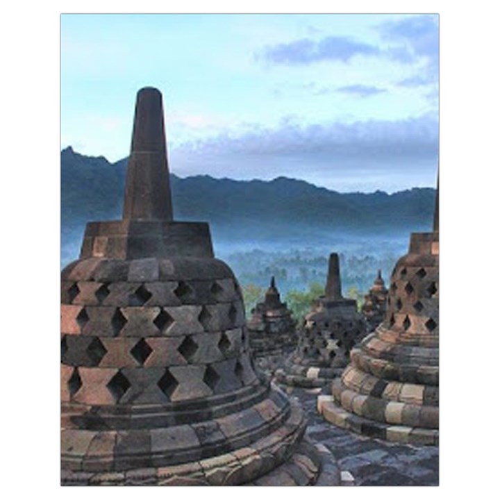 Borobudur Temple  Morning Serenade Drawstring Bag (Small)