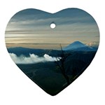 Bromo Caldera De Tenegger  Indonesia Ornament (Heart) Front